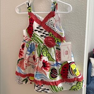 Marmellata Classic Watermelon Summer Dress